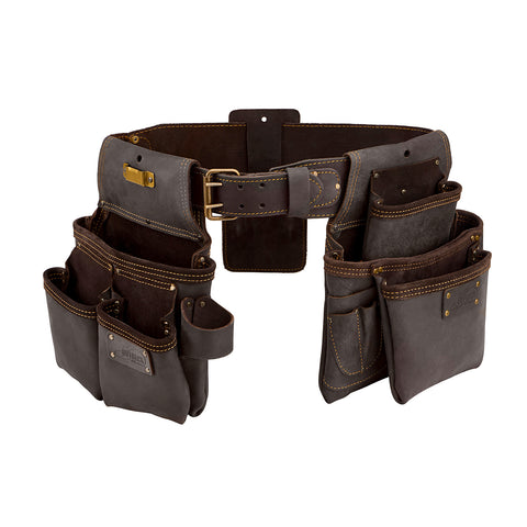 OX Tools Pro Framer’s Tool Rig in Oil Tanned Top Grain Leather with (L/XL) Tool Belt