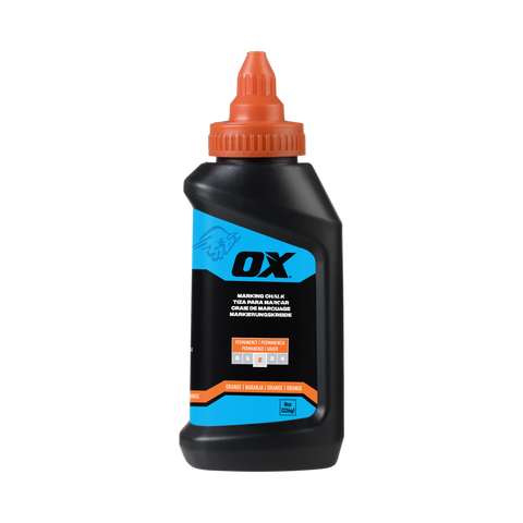 OX Pro 226g/8-Ounce Hi-Visibility Orange Marking Chalk