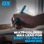 Tuff Carbon Marking Pencil Value Pack | 4 Leads Included - OX Tools