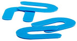 1/16-Inch Horseshoe Shim Spacers | Blue - 1,000 PCS - OX Tools