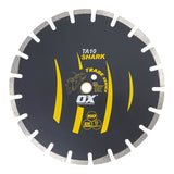 OX Tools 14" Segmented Asphalt Diamond Blade | 1 - 20mm Bore - OX Tools