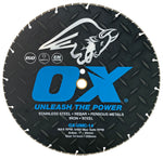 Ultimate Metal Cutting 7" Vacuum Brazed Diamond Blade Replaces Traditional Abrasive Wheels (7") - OX Tools