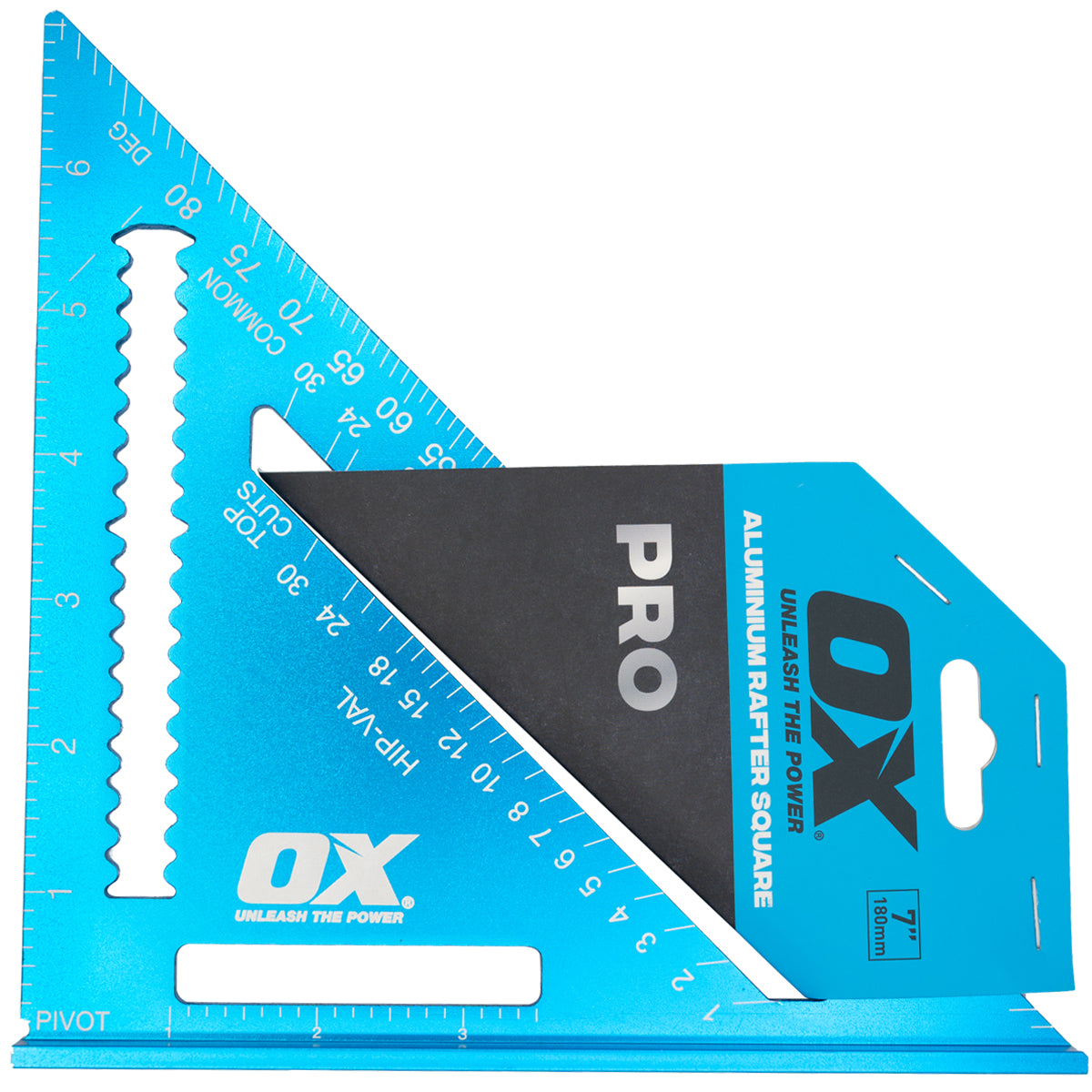 Pro Aluminum Rafter Square | 7-Inch / 180mm