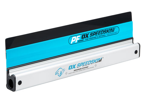 OX TOOLS Pro Series PF QuickSkim Plaster Skimming Blade - 17-5/7 Inch | Semi-Flexible Thin Plastic Blade & Extruded Aluminium Handle - OX Tools